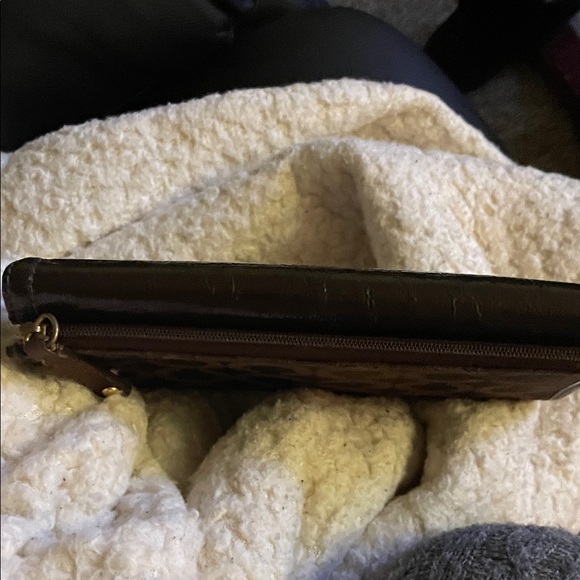 Coach Brown Wallet with Gold Accents - Picture 9 of 9